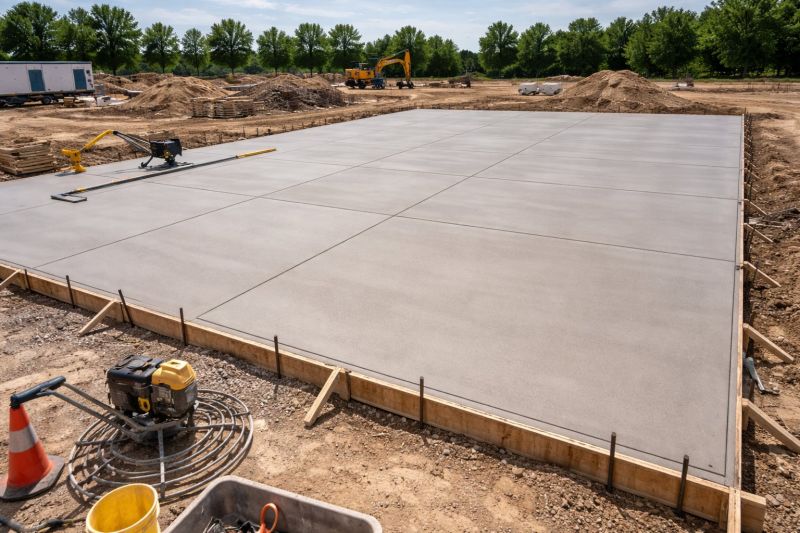 Commercial Slab Construction in Williamsburg, VA