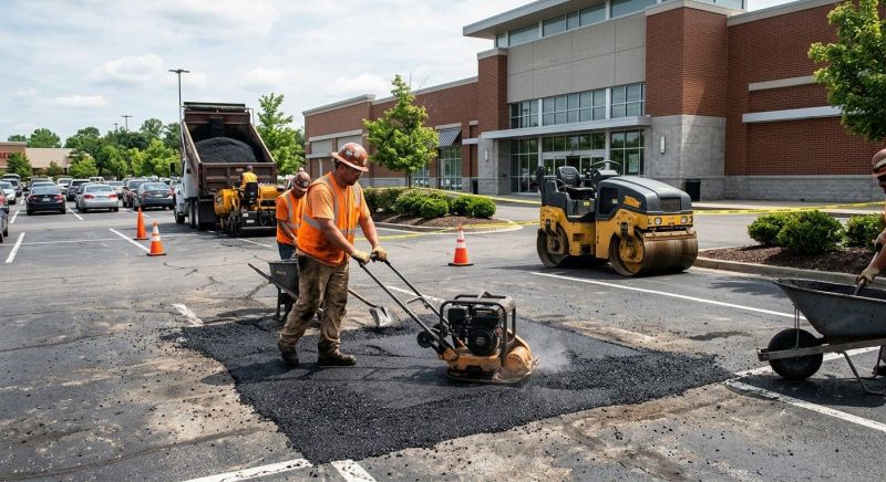 Parking Lot Repair in Conway, AR